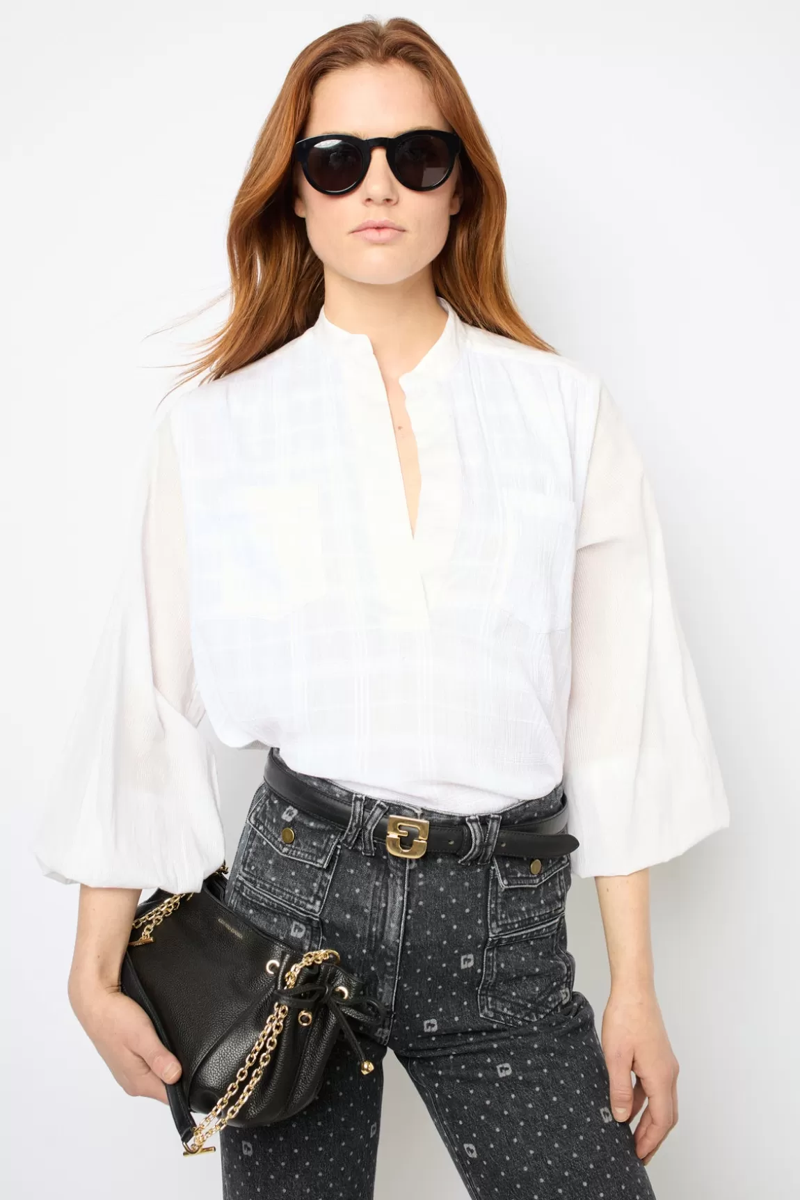 Gerard Darel Blouse en coton - BASILIA