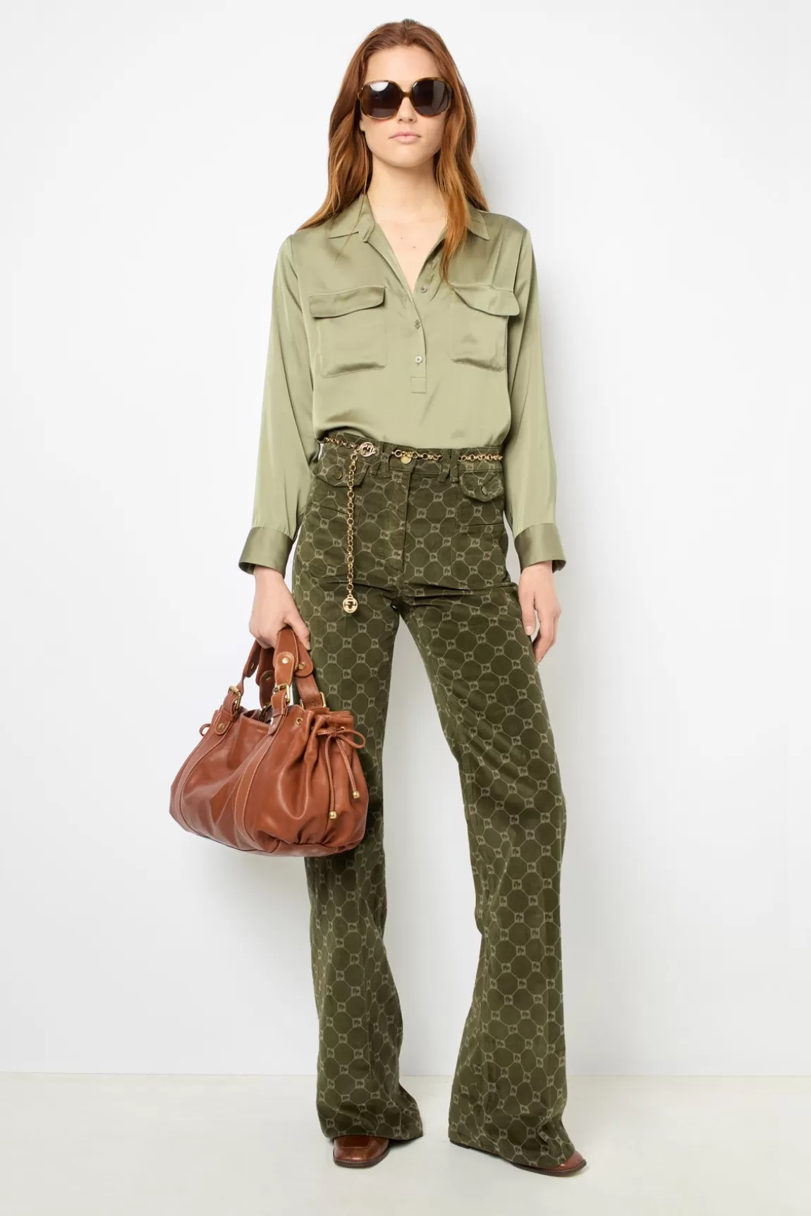 Gerard Darel Blouse satinée unie - BRIGITTE