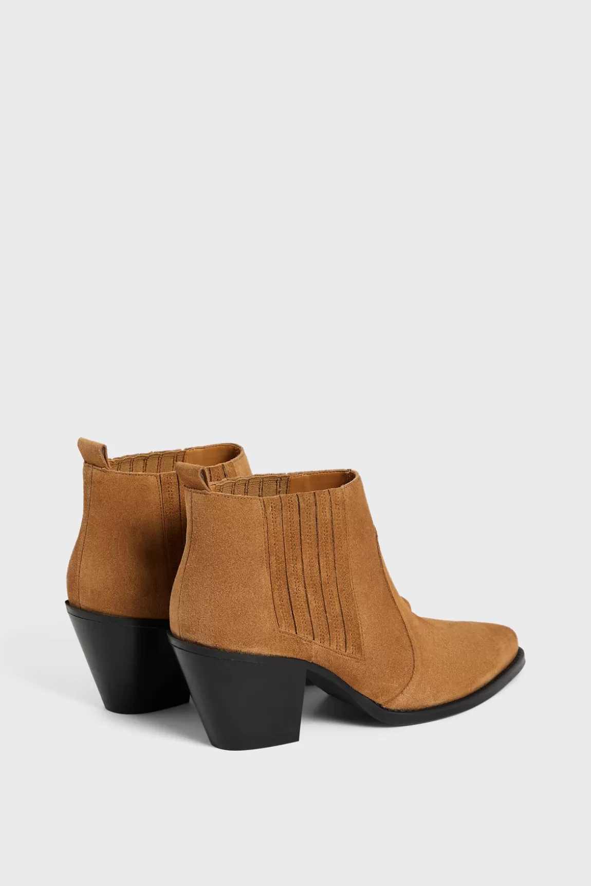 Gerard Darel Boots à talon en cuir velours - JESSE