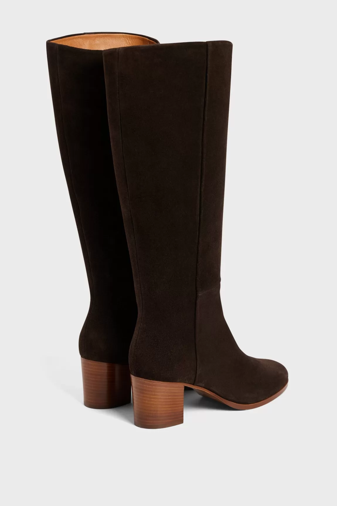 Gerard Darel Bottes à talon en cuir velours - LIZZIE