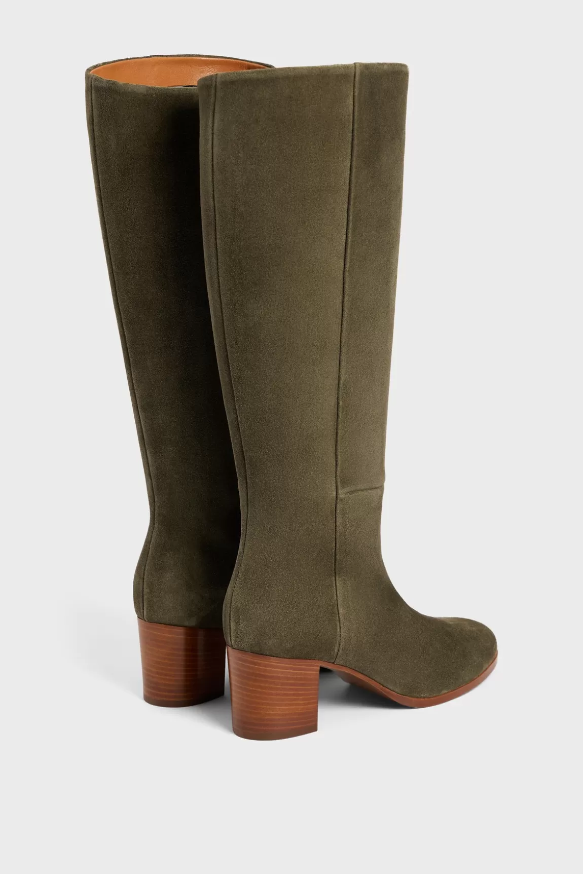 Gerard Darel Bottes à talon en cuir velours - LIZZIE