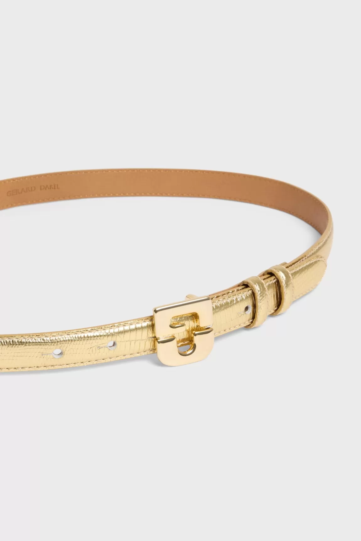 Gerard Darel Ceinture en cuir python - LEMINILAUREN   |