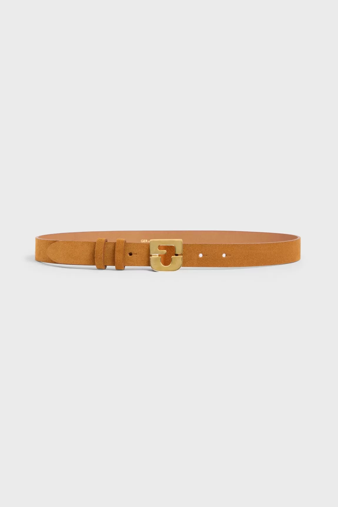 Gerard Darel Ceinture signature  en cuir velours - LE LAUREN