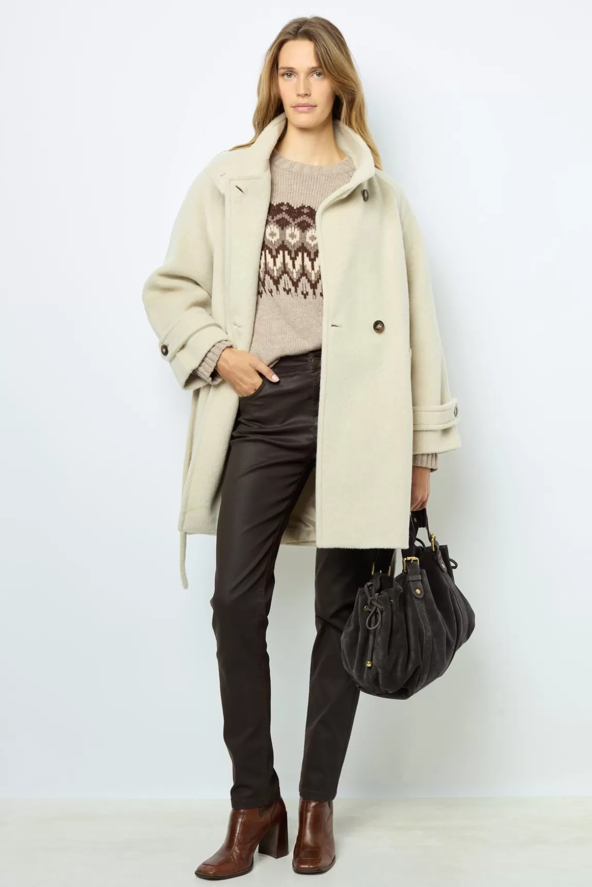 Gerard Darel Manteau ceinturé mi-long - LOUISE