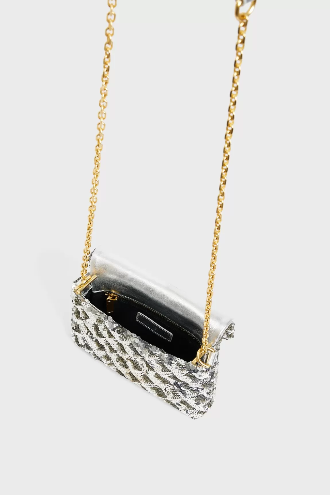 Gerard Darel Mini sac porté travers en sequin - LE MINI FANNY