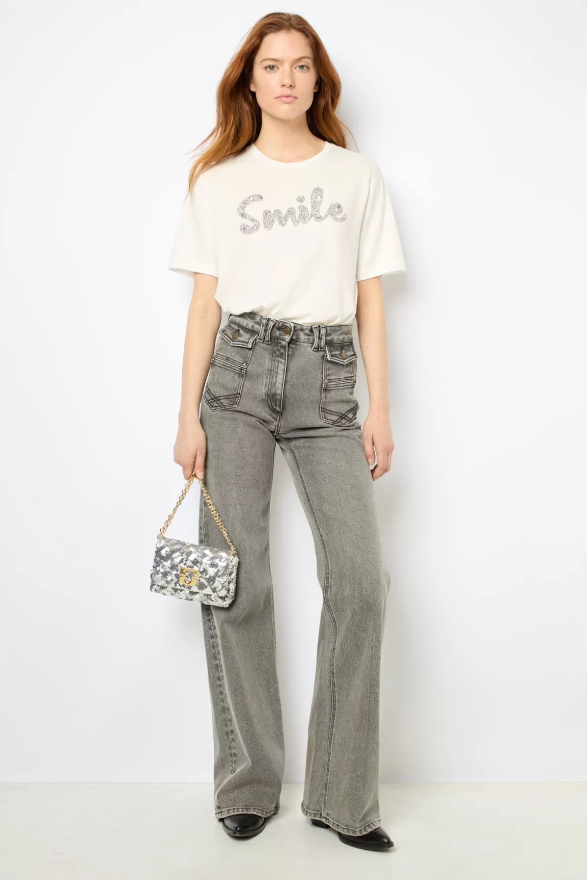 Gerard Darel Mini sac porté travers en sequin - LE MINI FANNY