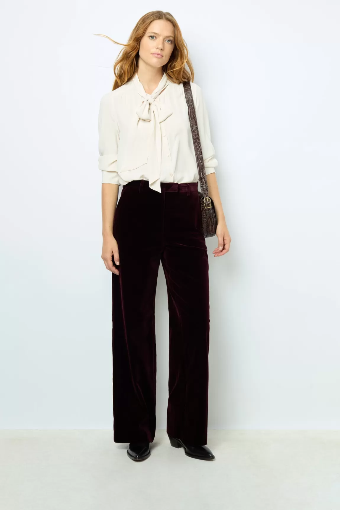 Gerard Darel Pantalon en velours lisse - NORA