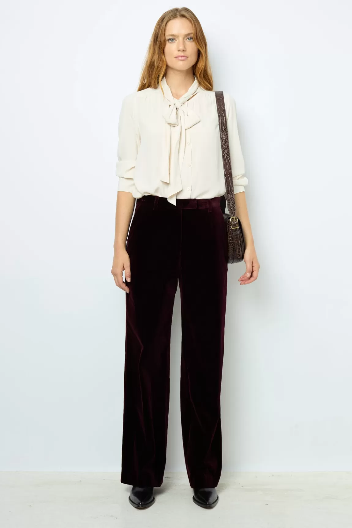 Gerard Darel Pantalon en velours lisse - NORA