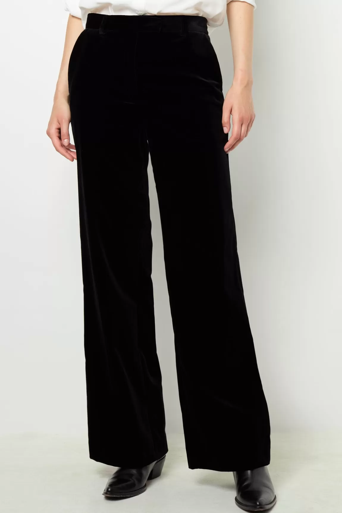 Gerard Darel Pantalon en velours lisse - NORA