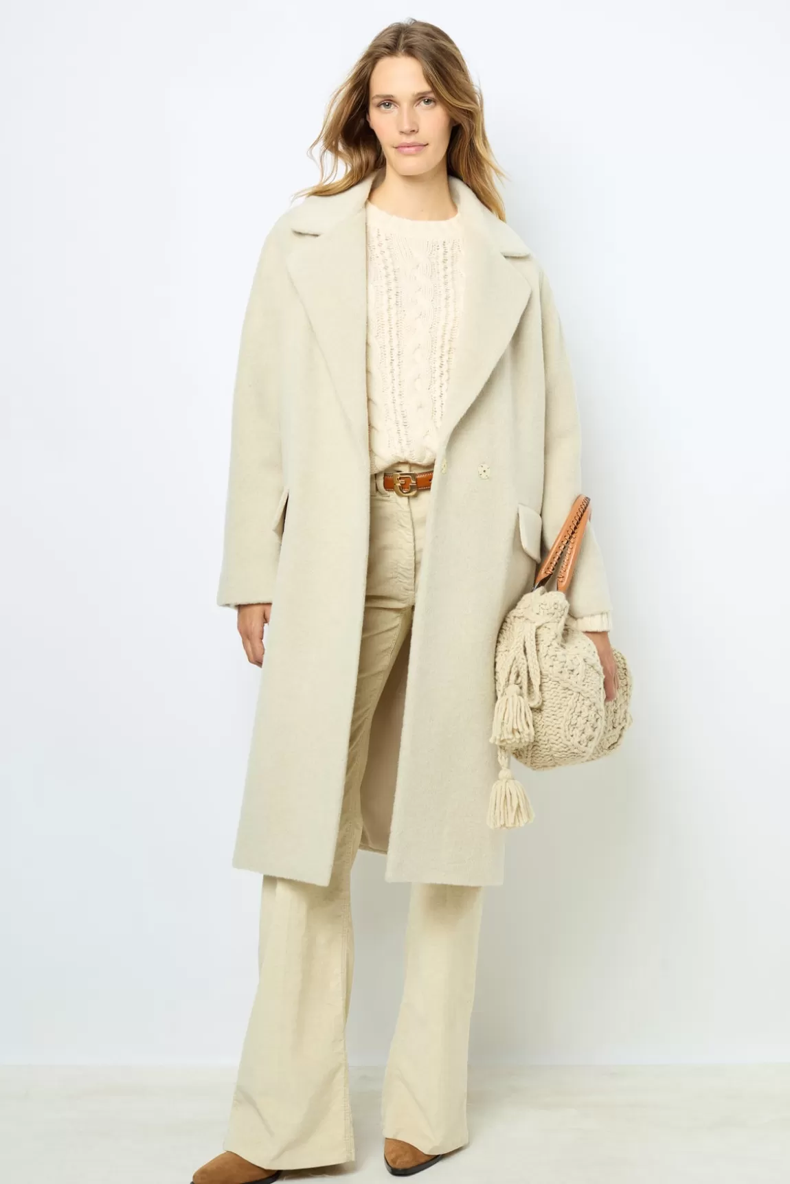 Gerard Darel Pardessus en laine et alpaga - LORIANNE