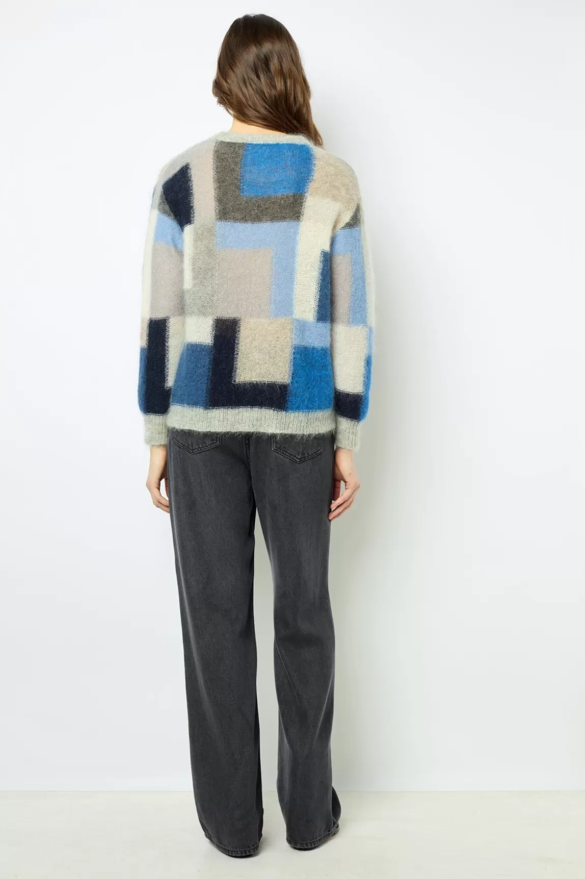 Gerard Darel Pull color block en mohair - JANYCE