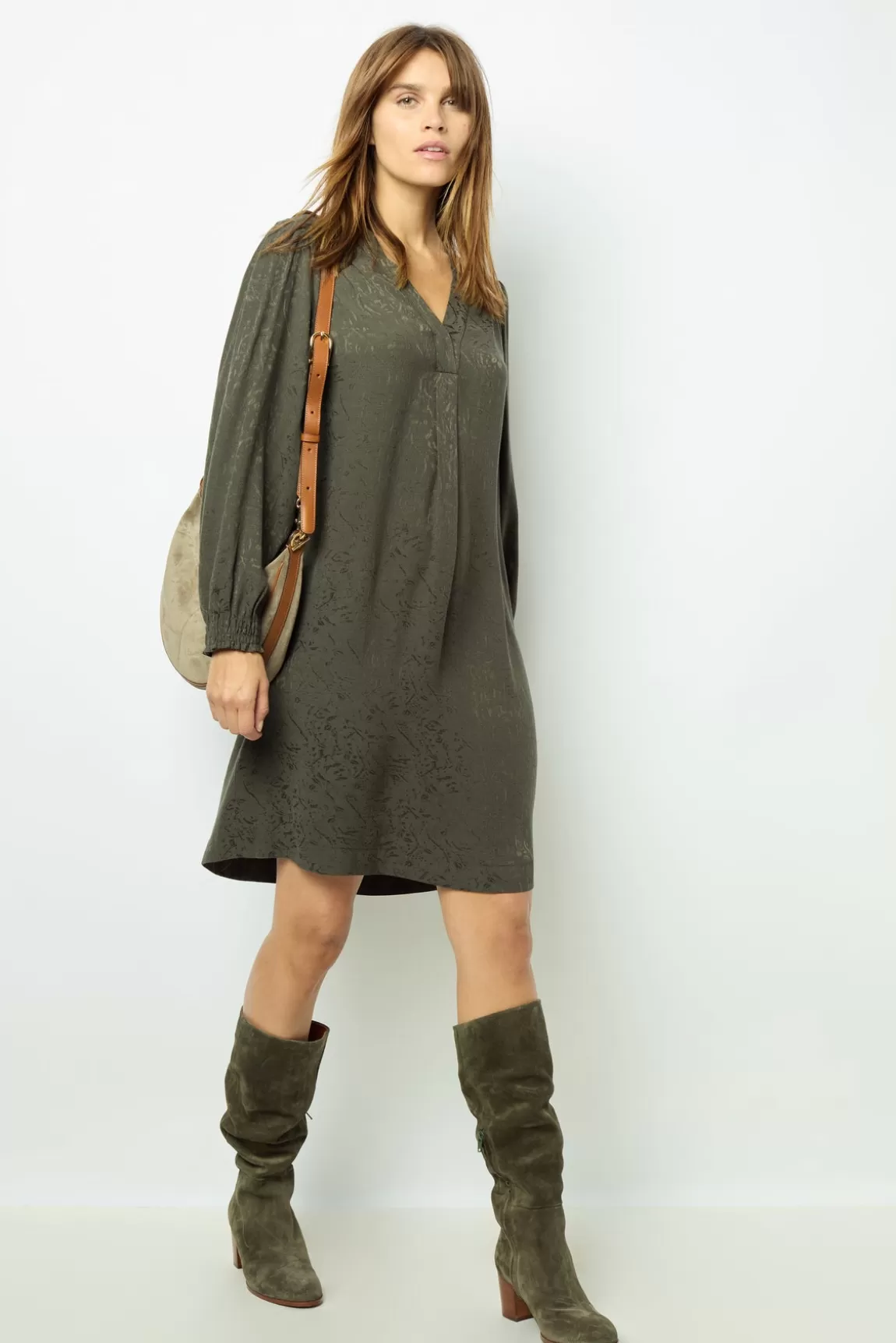 Gerard Darel Robe droite et courte en jacquard - SOLENE