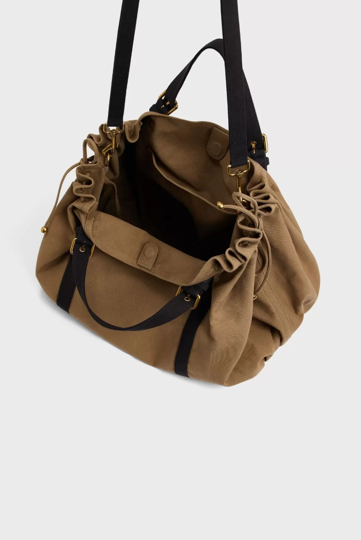 Gerard Darel Sac de voyage en toile à bandoulière - 72H   |