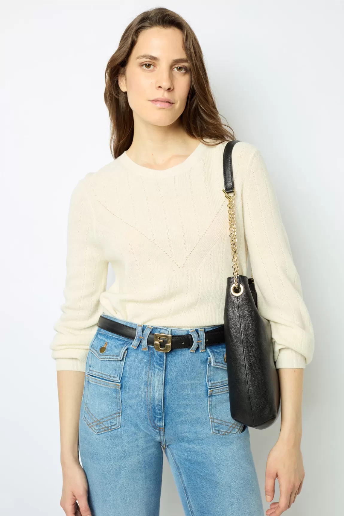 Gerard Darel Sac Hobo en cuir femme LE CHARLOTTE |