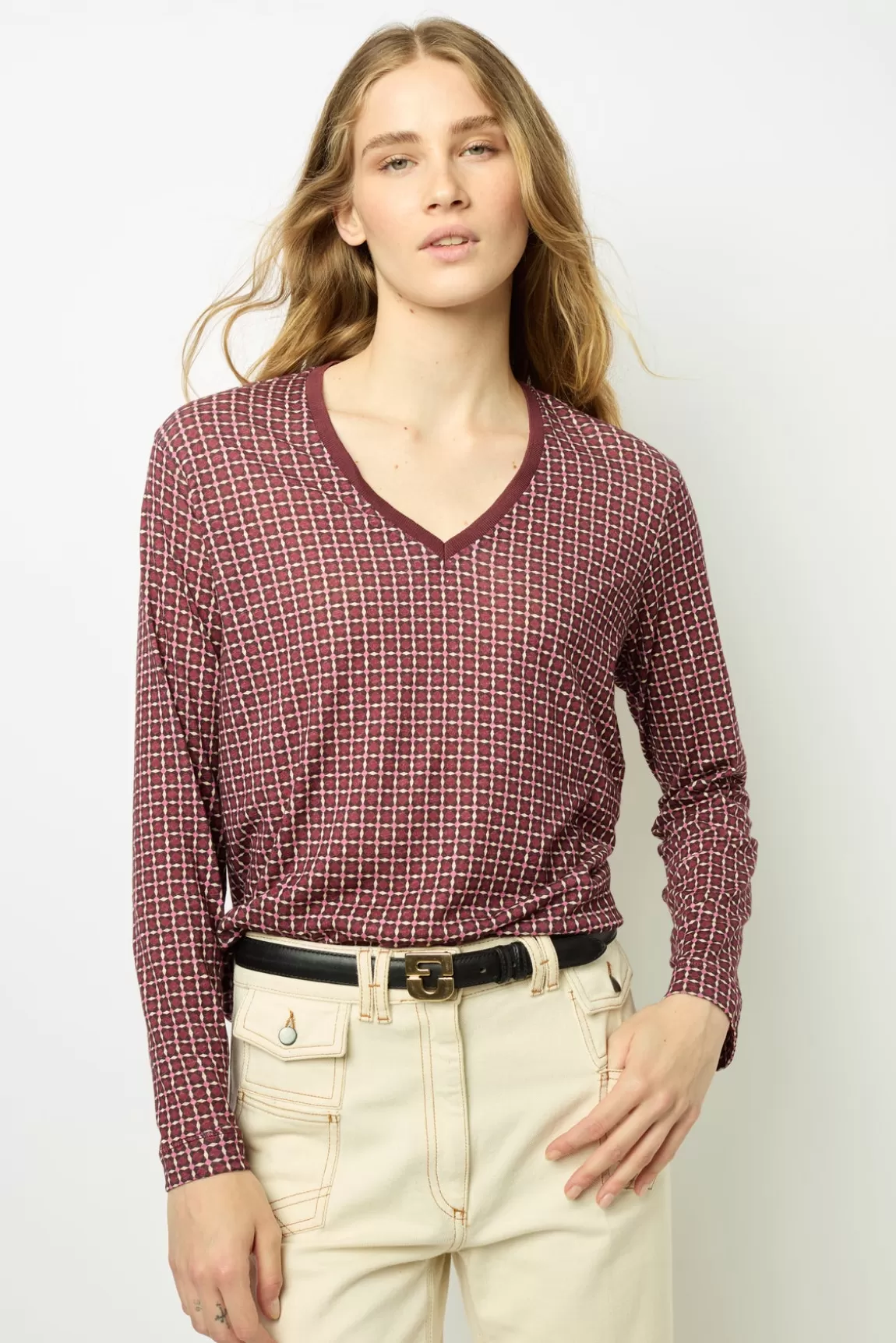 Gerard Darel T-shirt imprimé géométrique - AYLA